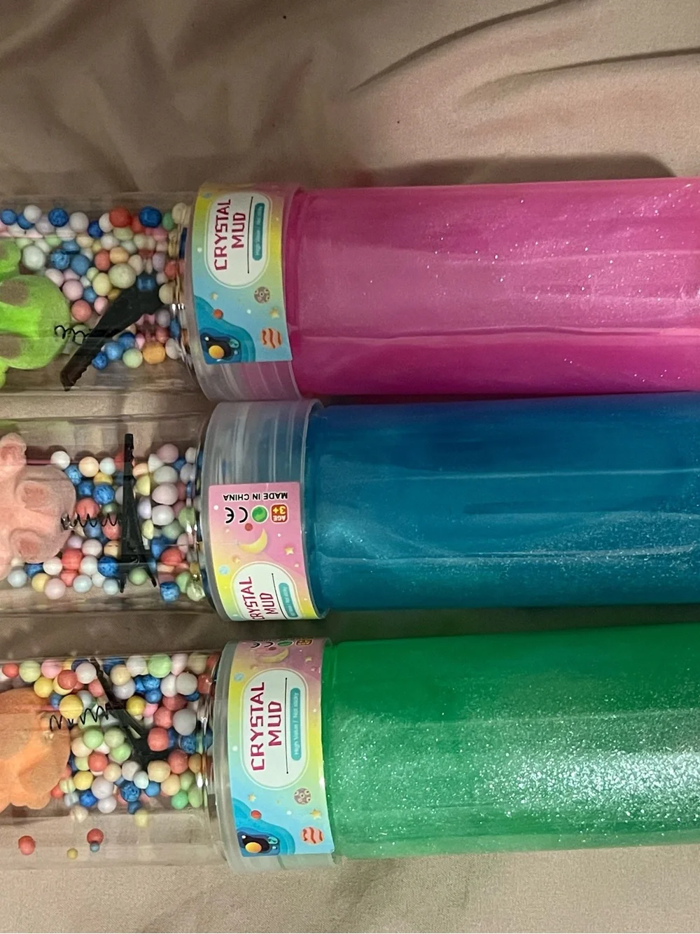 Slime Kit Sensory Slime Trio - Green, Blue & Pink
